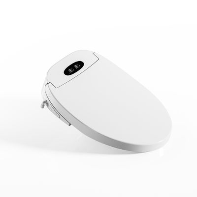 U-Form Soft Close Sanitärwaren Nachtmodus Smart Toilettensitz mit High-End-antibakteriellem Kunststoff und eingebauten Dämpfer