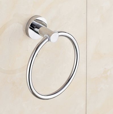 Customisieren Sie OEM Stil Silber Handtuch Ring Edelstahl für Küche Badezimmer Zubehör Klassiker Oberfläche Modernes technisches Hotel