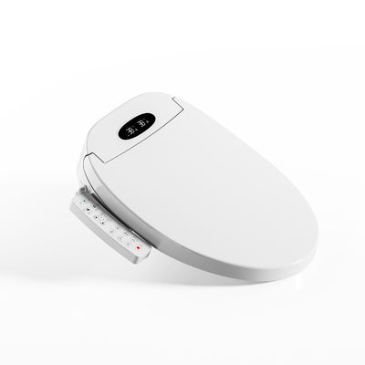 U-Form Soft Close Sanitärwaren Nachtmodus Smart Toilettensitz mit High-End-antibakteriellem Kunststoff und eingebauten Dämpfer